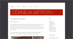 Desktop Screenshot of corneliawittfoth.de