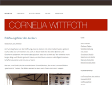 Tablet Screenshot of corneliawittfoth.de